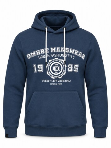 Ombre Sweatshirt i blå: framsida
