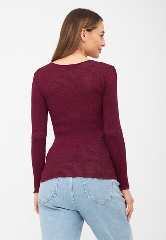 TOOche Shirt 'Berry Sparkle' in Red