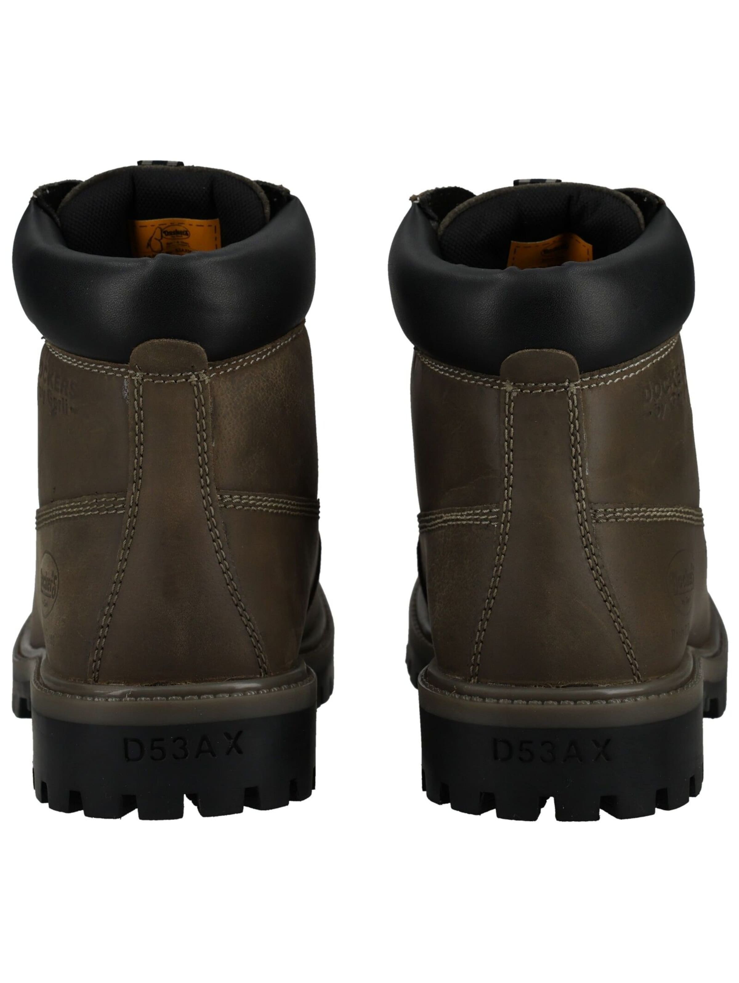 Boots stringati di Dockers by Gerli in grigio: dietro
