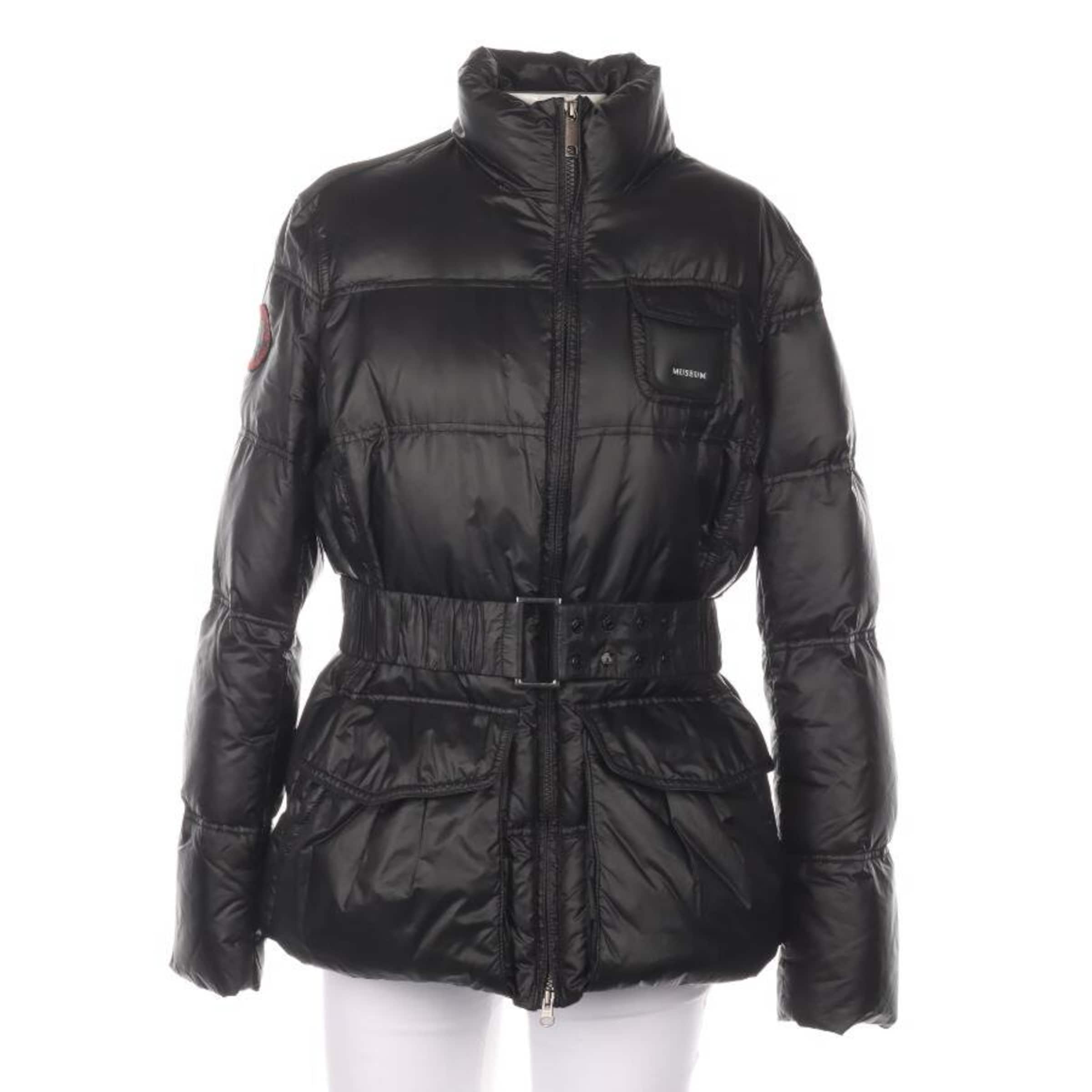 Museum Winterjacke / Wintermantel L in Schwarz: Vorderseite