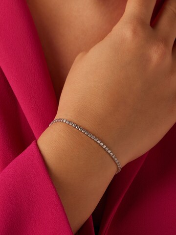 Lucardi Bracelet 'Klassisch' in Silver: front