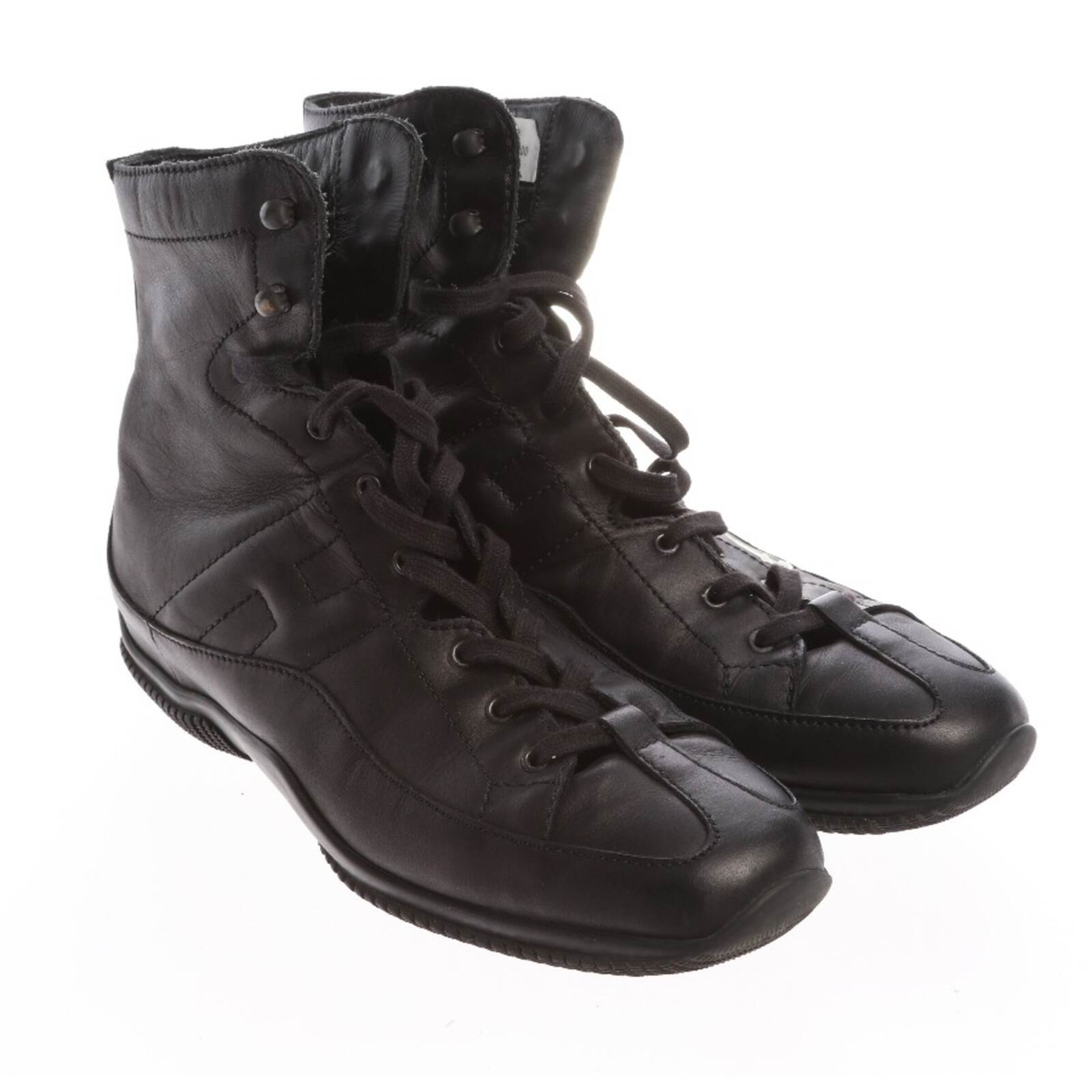 HOGAN Dress Boots in 38 in Black: front