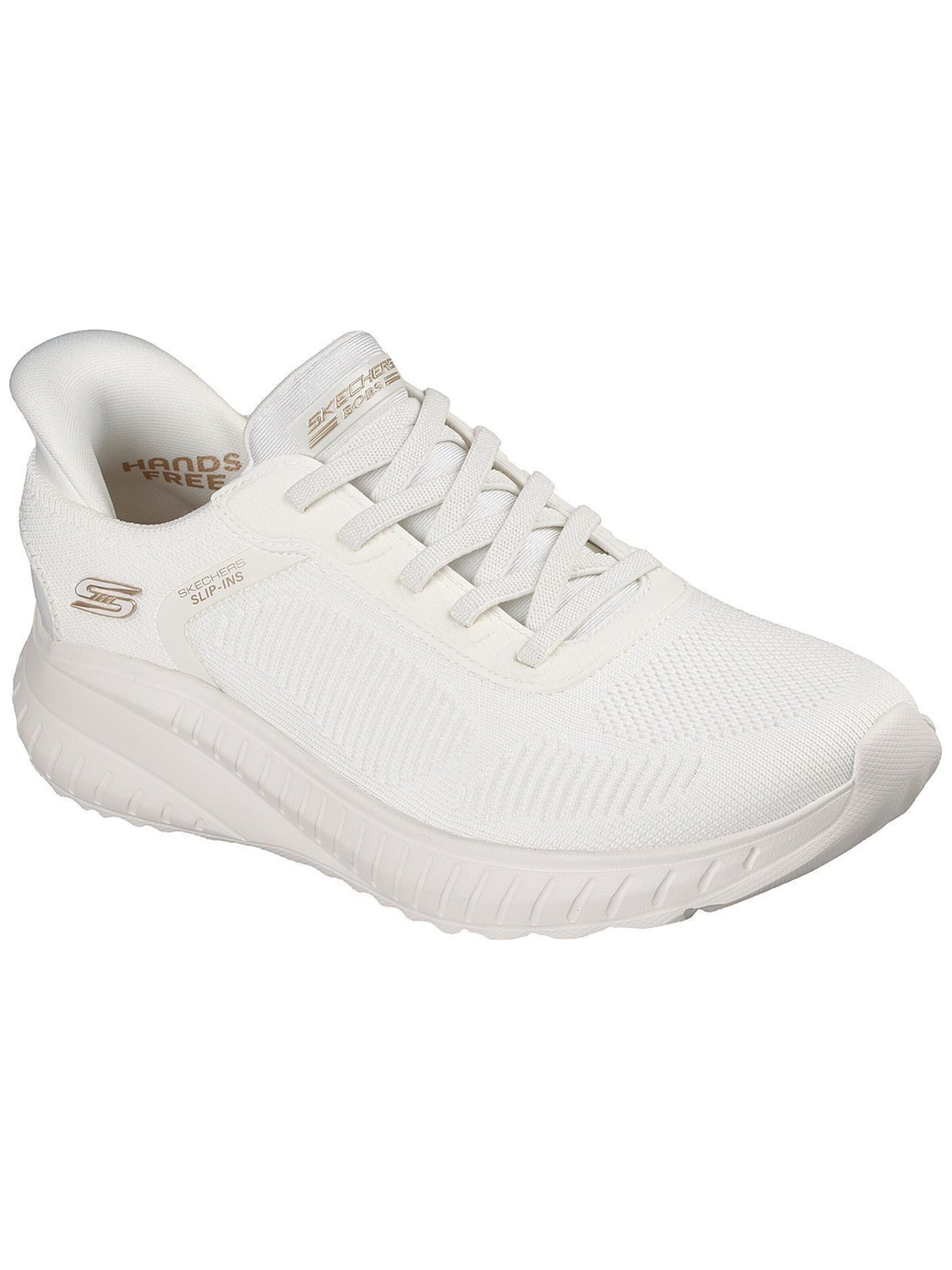 SKECHERS Slip-on 'Slip-Ins: BOBS Sport Squad Chaos - Current Muse' in White: front