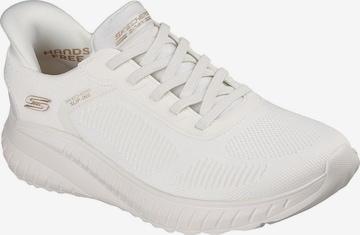 SKECHERS Slip-on 'Slip-Ins: BOBS Sport Squad Chaos - Current Muse' in White: front