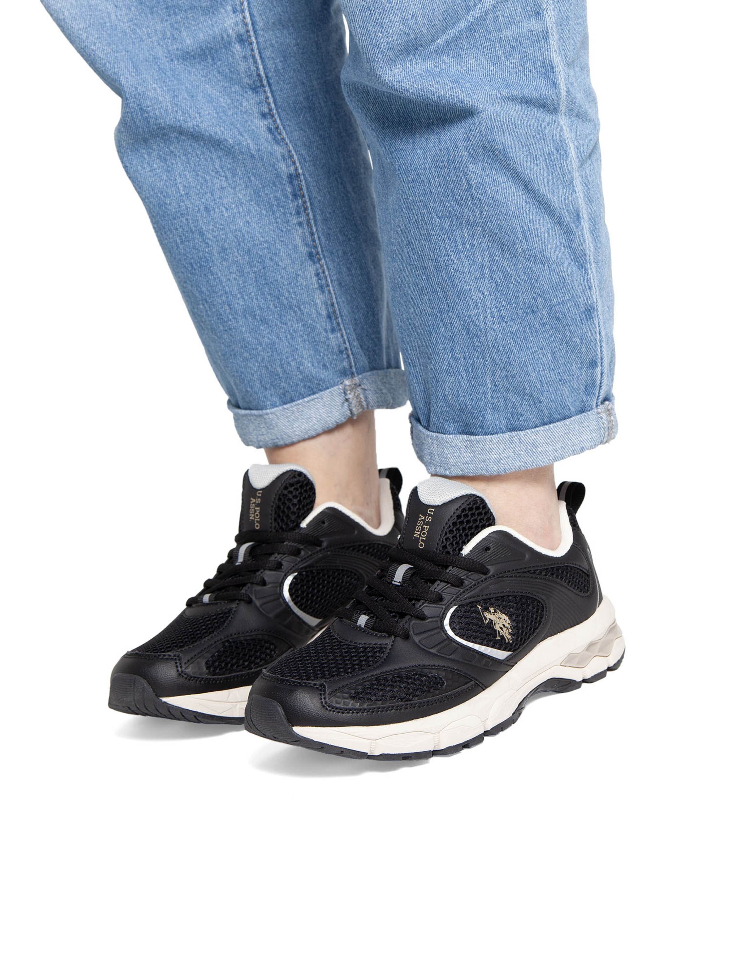 Baskets basses 'Swift' US POLO ASSN. en noir
