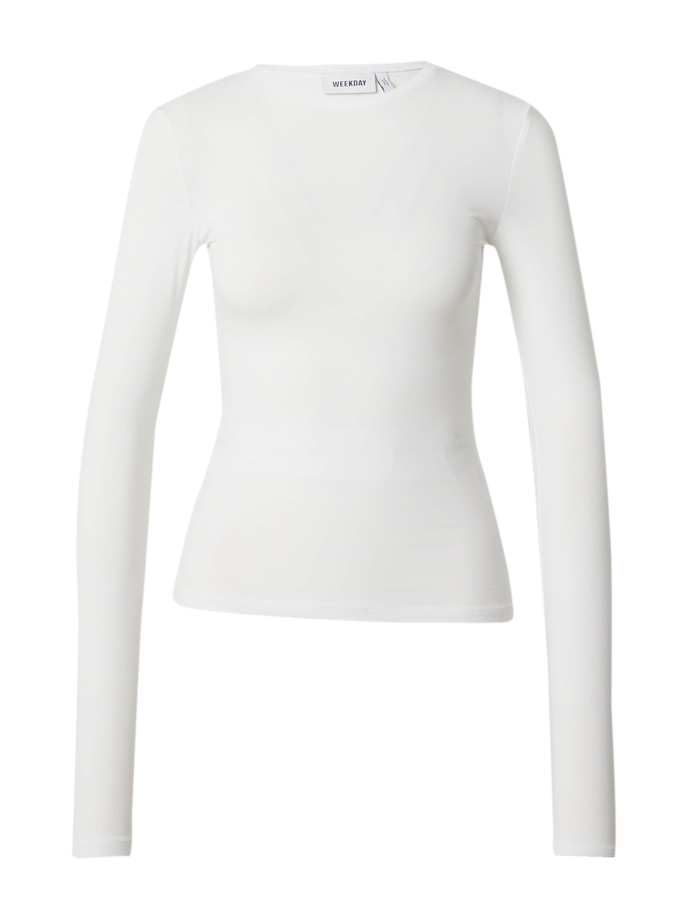 WEEKDAY Tričko - Biela: predná strana