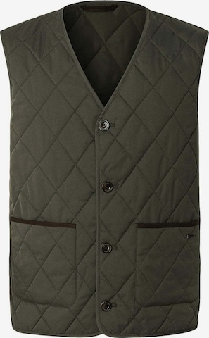 Hackett London Weste 'Paddock' in Grün: Vorderseite