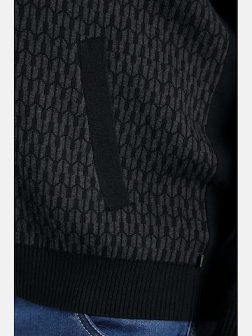 Charles Colby Knit Cardigan ' Duke Ronan ' in Black