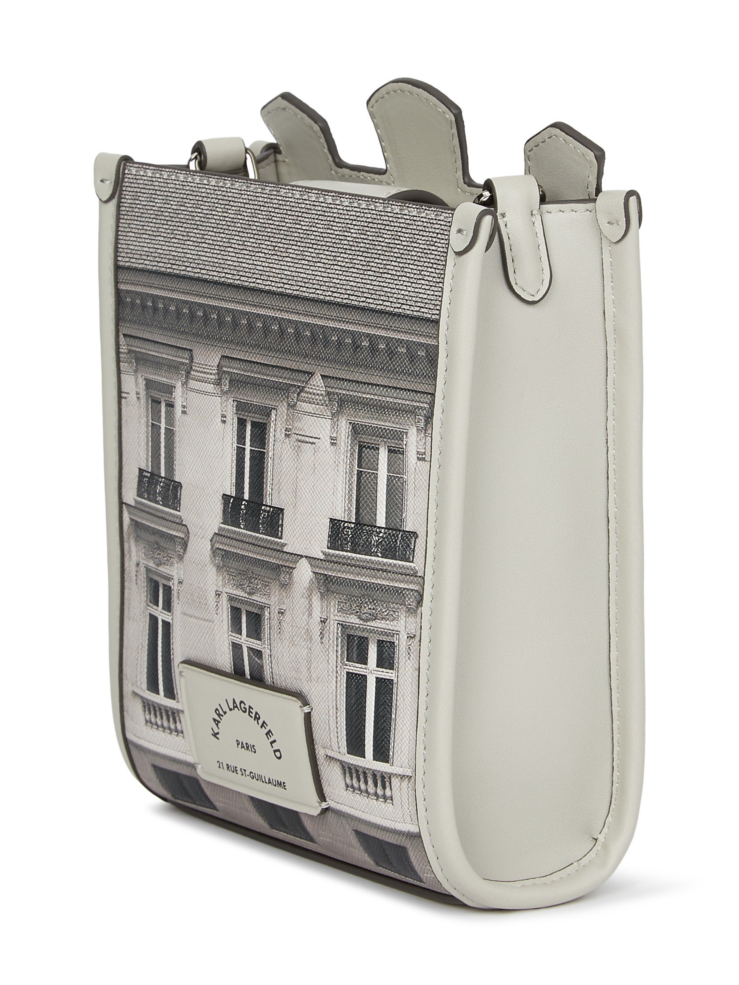 Karl Lagerfeld Axelremsväska 'Maison De Karl' i grå
