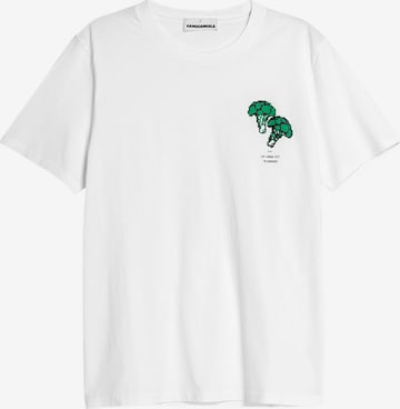 T-Shirt 'James' ARMEDANGELS en blanc : devant