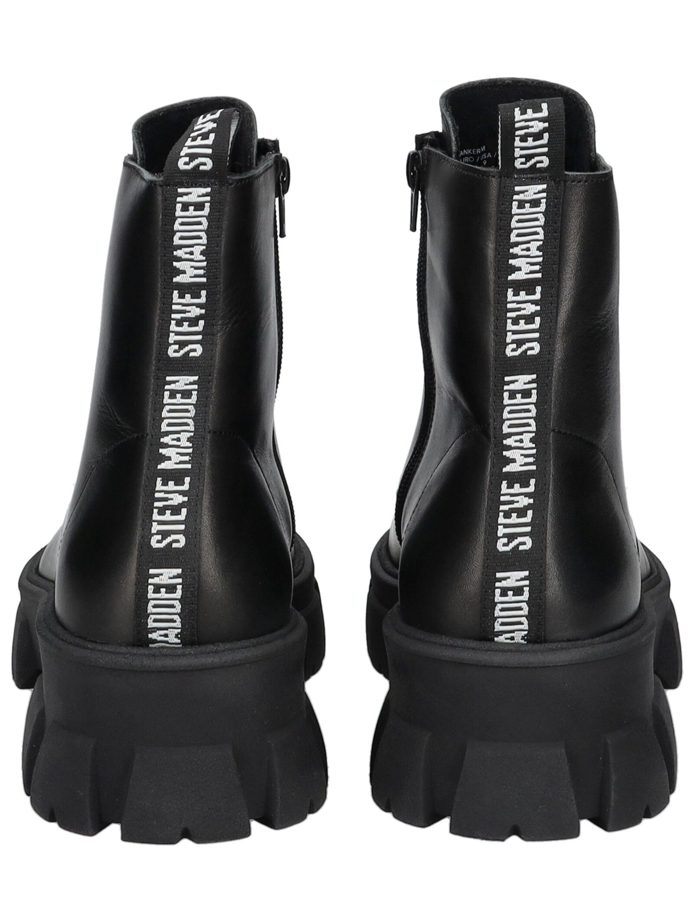 STEVE MADDEN Schnürboots in Schwarz