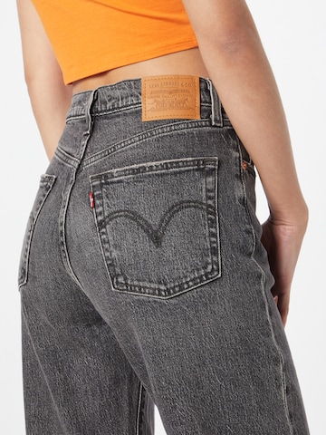 regular Jeans 'Ribcage Straight Ankle' di LEVI'S ® in nero