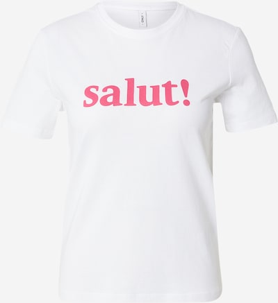 ONLY Majica 'ONLMIA' u roza / bijela, Pregled proizvoda