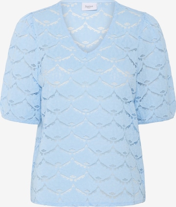 SAINT TROPEZ Bluse in Blau: Vorderseite