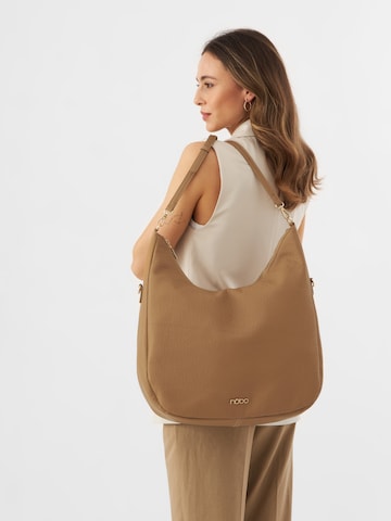 NOBO Håndtaske 'CALISTA' i beige: forside