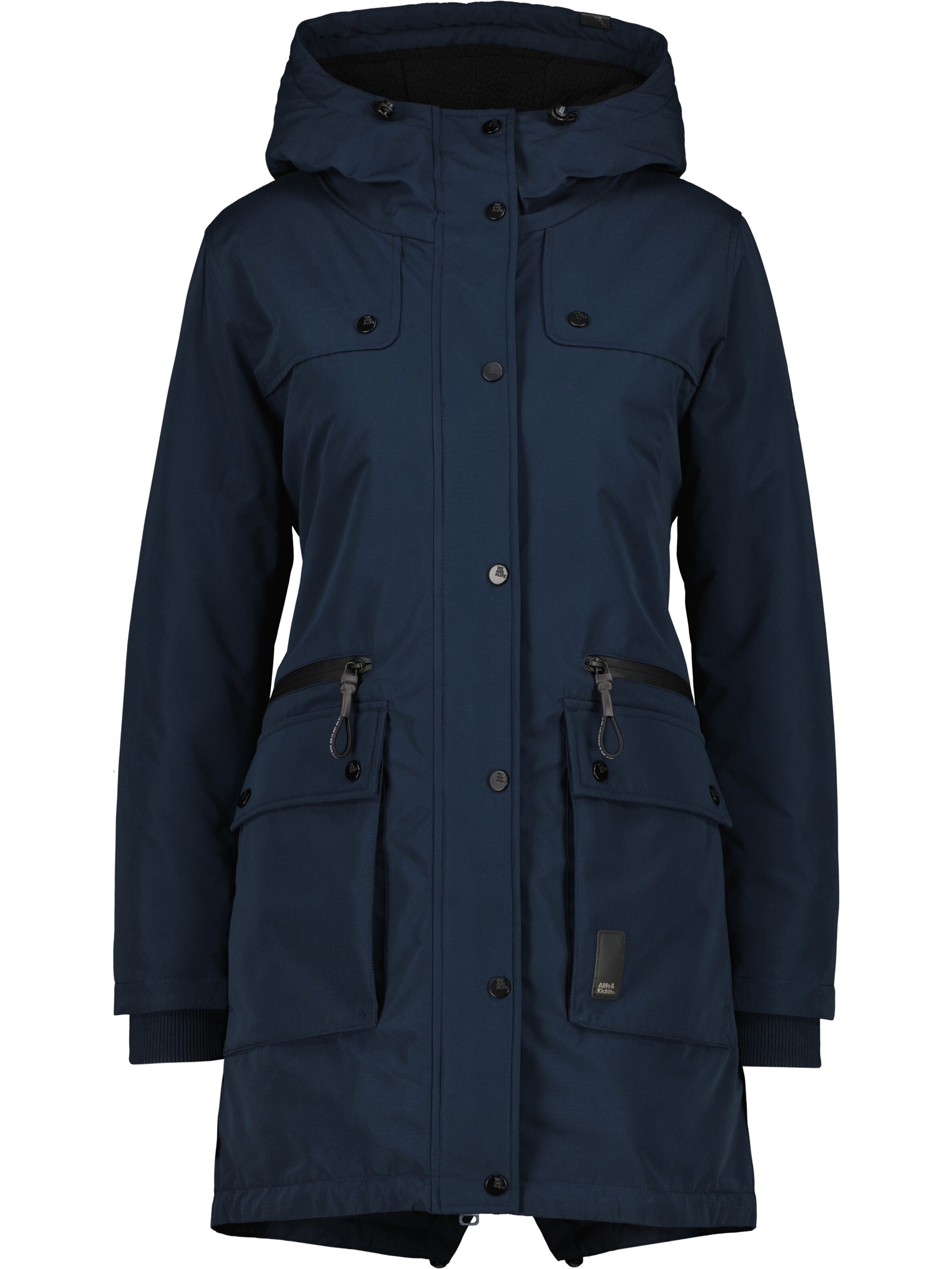 alife & kickin Winterjacke 'Charlotte' in Blau