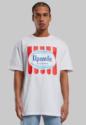 T-Shirt 'Ice Cream' MT Upscale en blanc