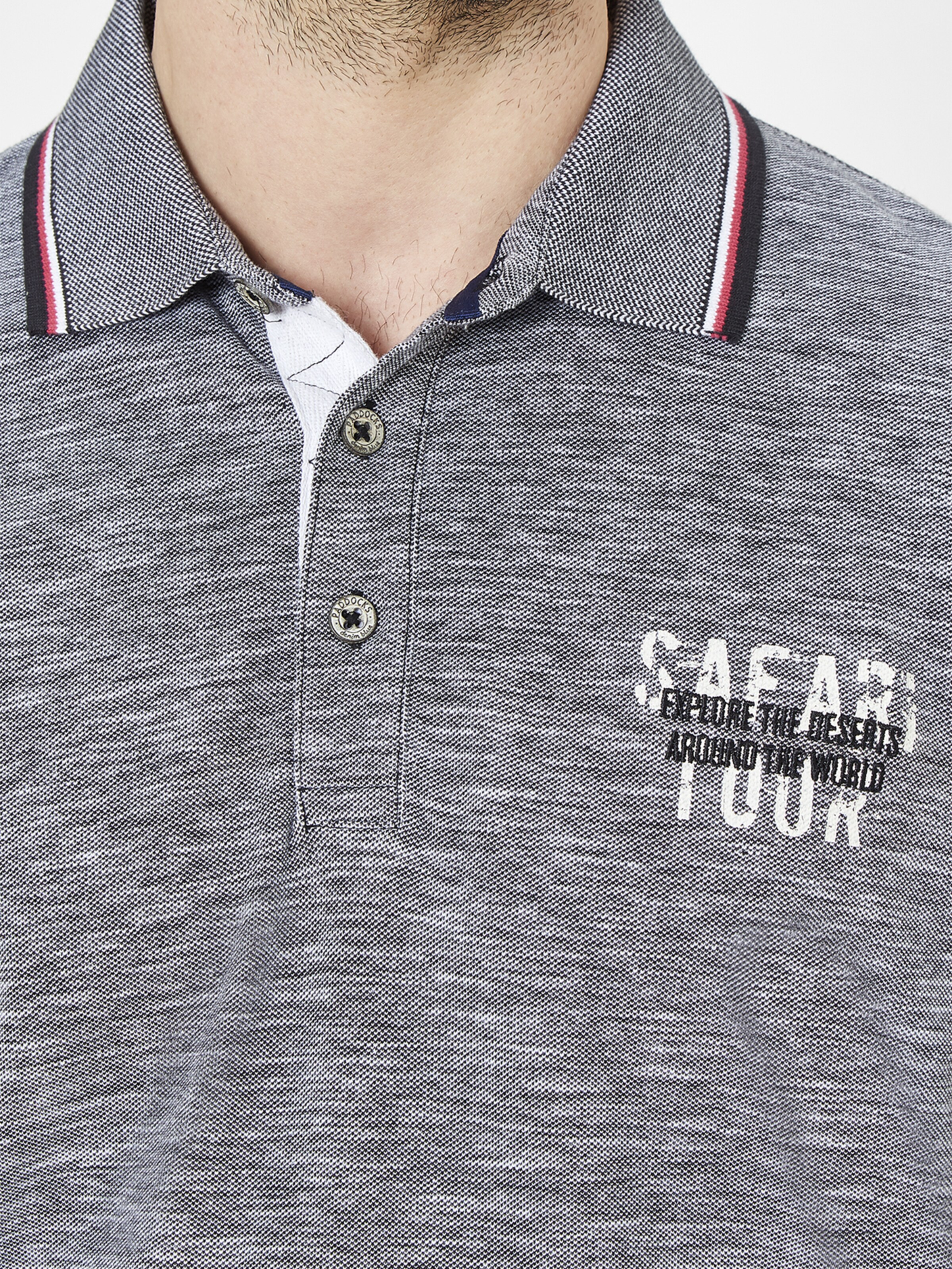 Männer Große Größen PADDOCKS Shirt in Graumeliert - XQ74337 Männer Große Größen PADDOCKS Shirt in Graumeliert - XQ74337