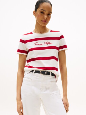 TOMMY HILFIGER Póló - piros: elől