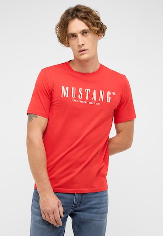 MUSTANG Shirt 'Austin' in Red: front