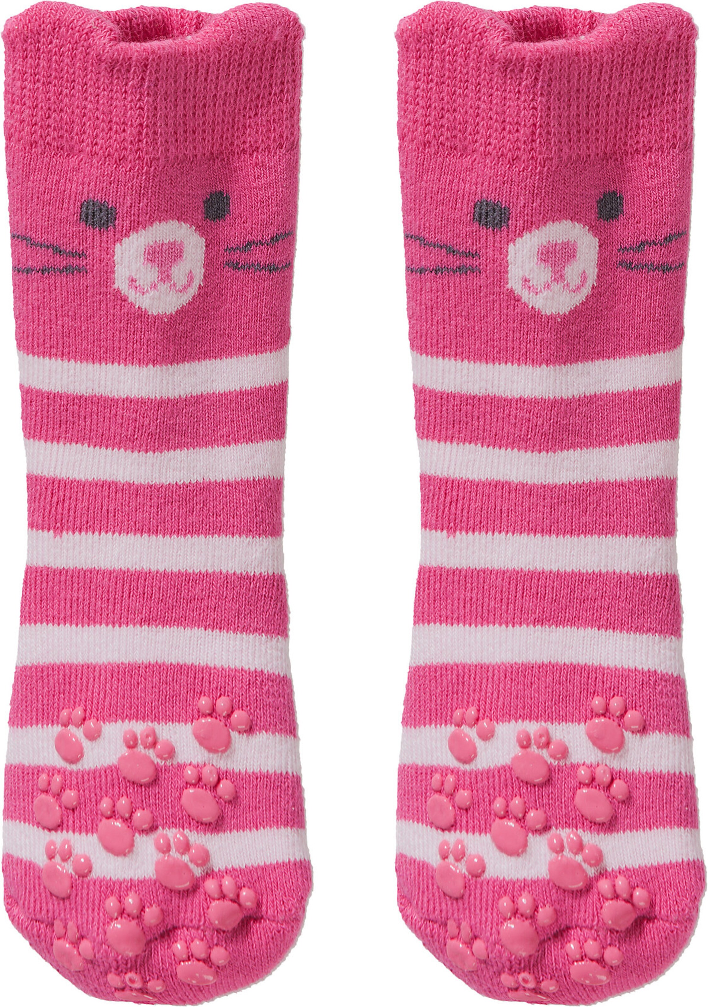 STERNTALER Sokken 'Katze' in Roze