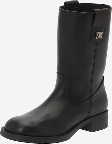 STEVE MADDEN Ботуши 'Zethy' в черно: отпред