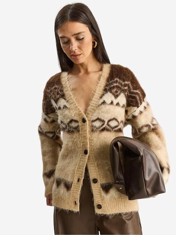Giacchetta 'Strickjacken' di Bianco Lucci in beige
