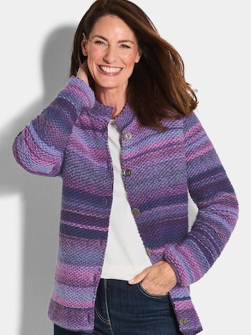 Goldner Knit cardigan in Purple: front