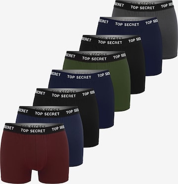 Boxers Top Secret en mélange de couleurs : devant