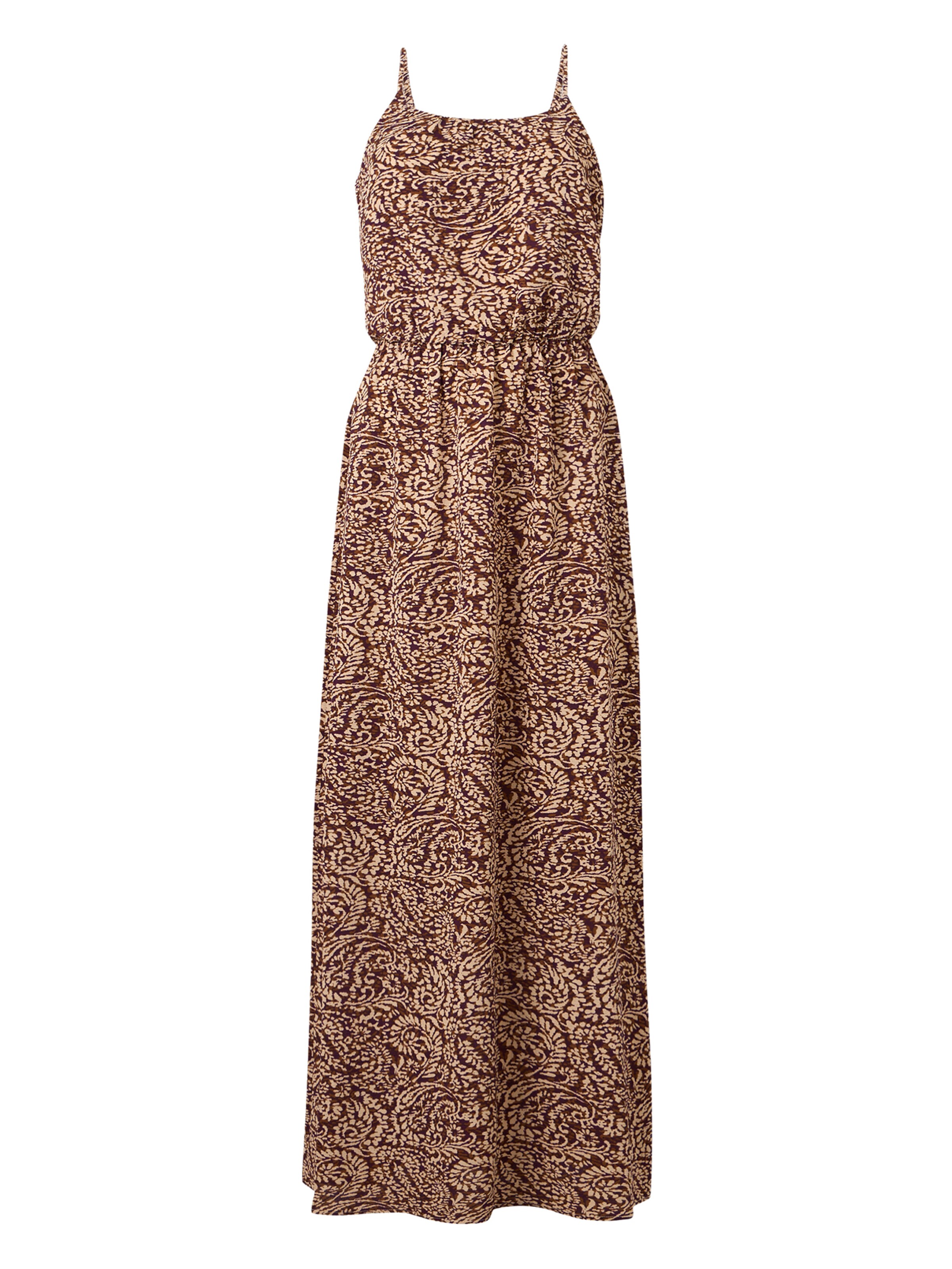 ONLY Robe d’été 'ONLWINNER' en beige clair / rouge rouille, Vue avec produit