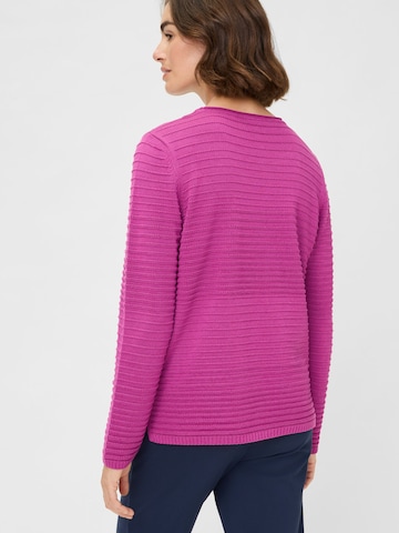 Olsen Pullover 'Henny',  seitliche Schlitze in Lila