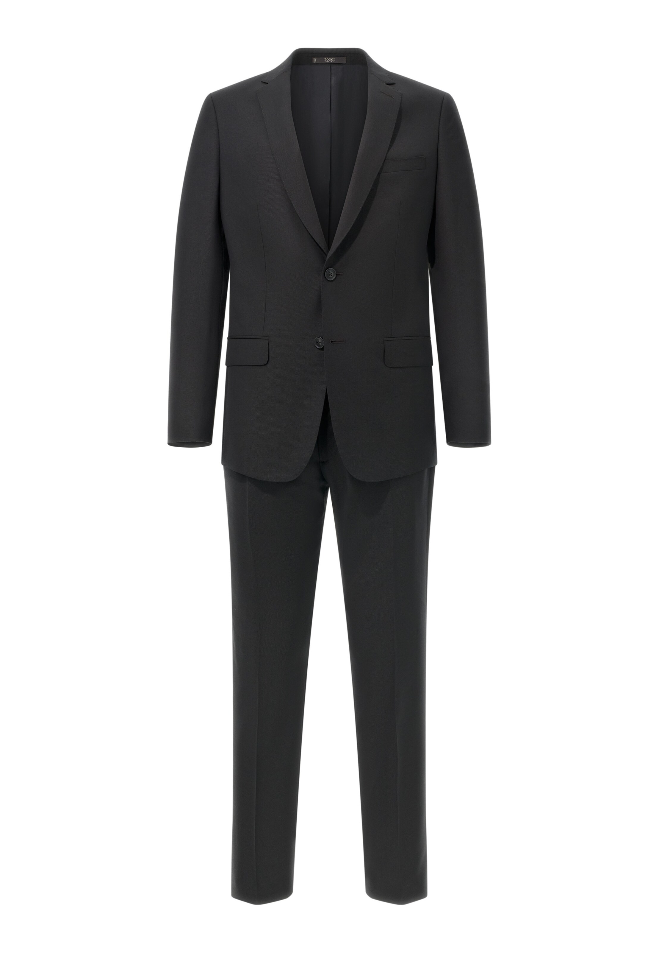Boggi Milano Slimfit Anzug in Schwarz: Vorderseite
