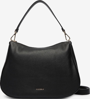 Coccinelle Handtasche 'Coccinelle Nory Handbag Grained Leather' in Schwarz: Vorderseite