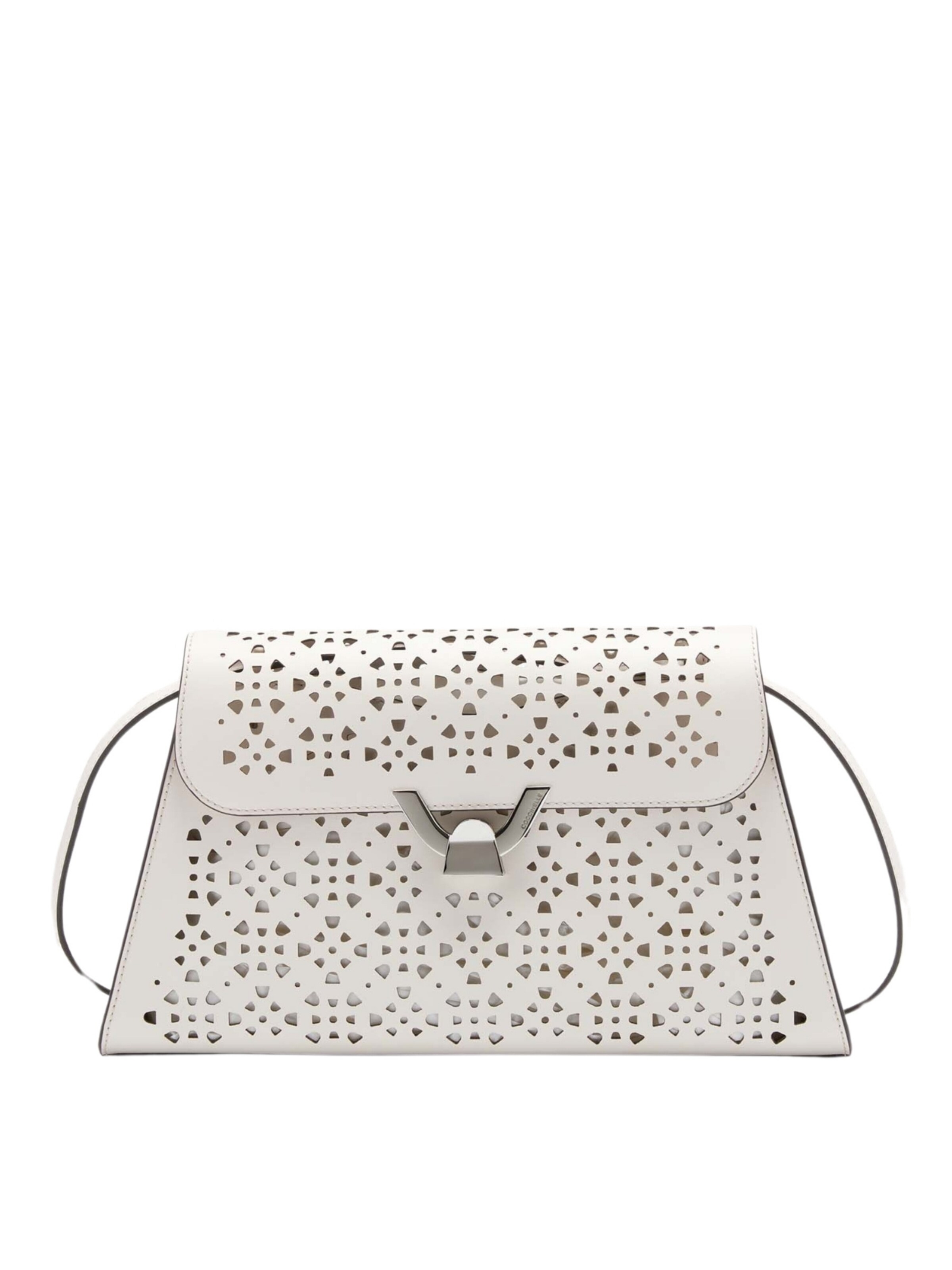 Borsa a spalla 'COCCINELLE DEW  MEDIUM' di Coccinelle in bianco: frontale