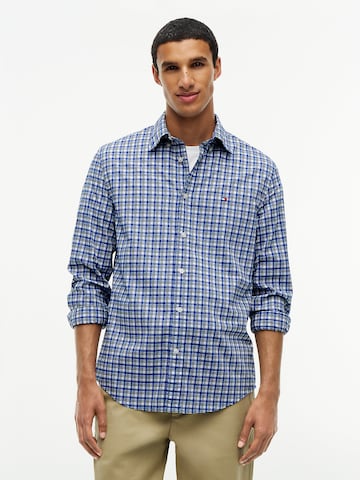 TOMMY HILFIGER Regular Fit Paita 'Flex' värissä sininen: etupuoli