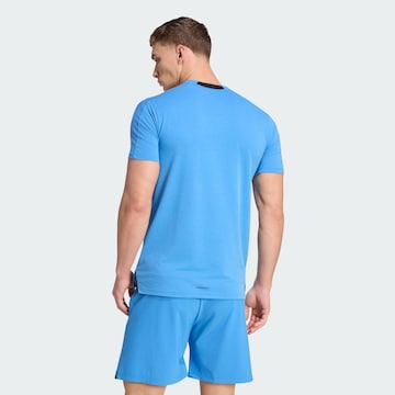 Regular T-Shirt fonctionnel 'Designed For Training' ADIDAS PERFORMANCE en bleu
