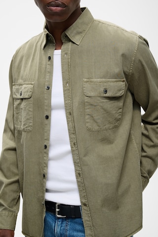 Matinique Regular fit Overhemd 'Christaldo ' in Beige
