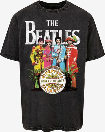 F4NT4STIC T-Shirt 'The Beatles Sgt Pepper' in Schwarz: predná strana