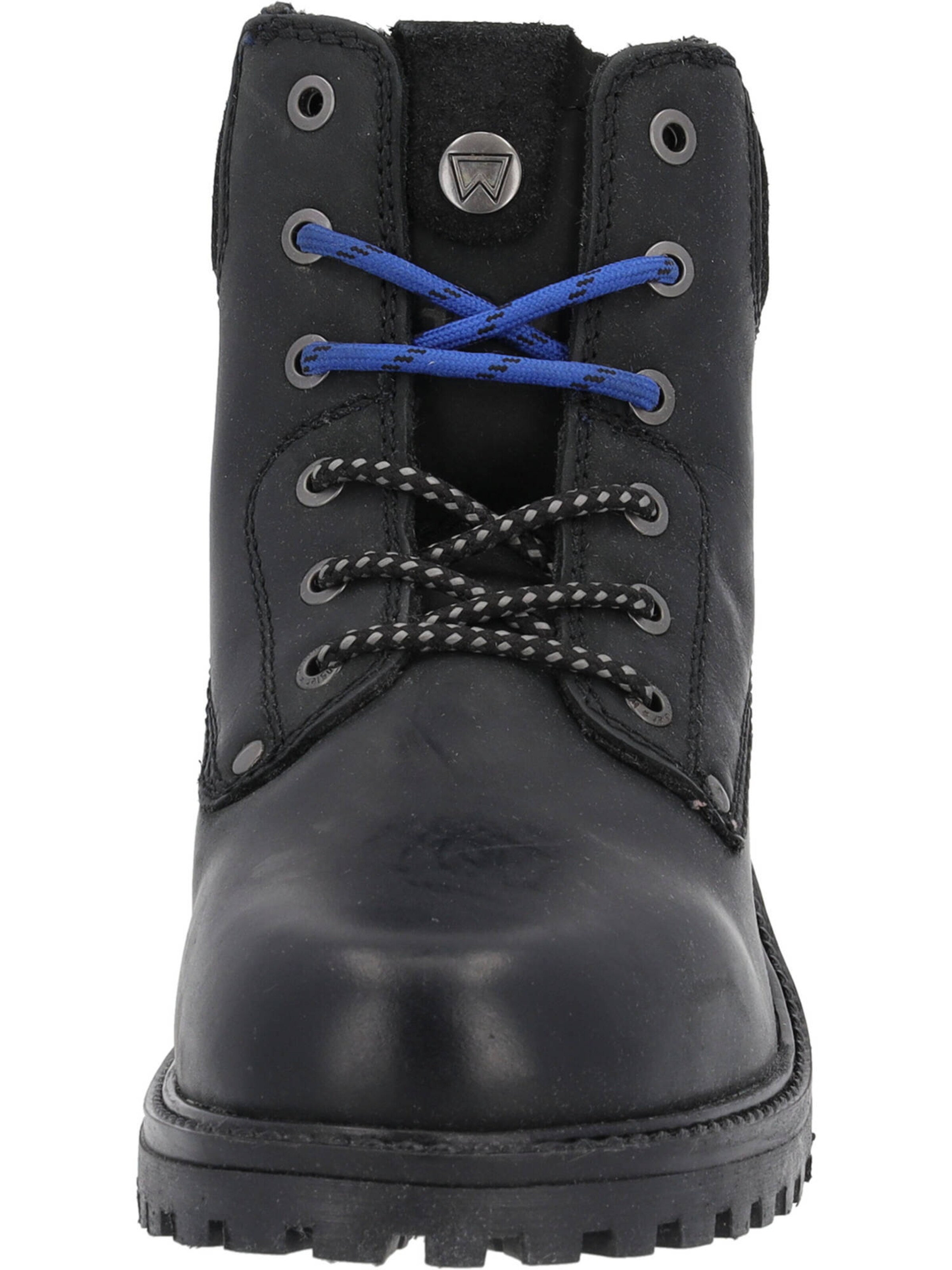 WRANGLER Schnürboots 'Yuma WM32000A' in Schwarz