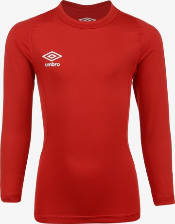 T-Shirt fonctionnel UMBRO en rouge : devant