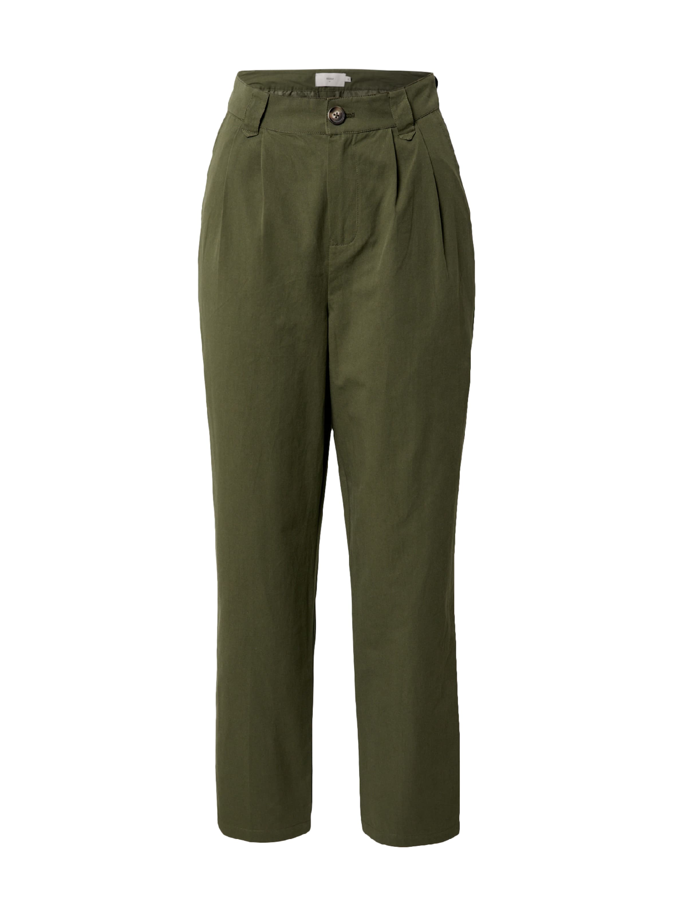 Pantaloni Abbigliamento minimum Pantaloni con pieghe Agnesa 7427 in Verde Scuro 