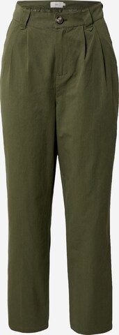 regular Pantaloni con pieghe 'Agnesa 7427' di minimum in verde: frontale