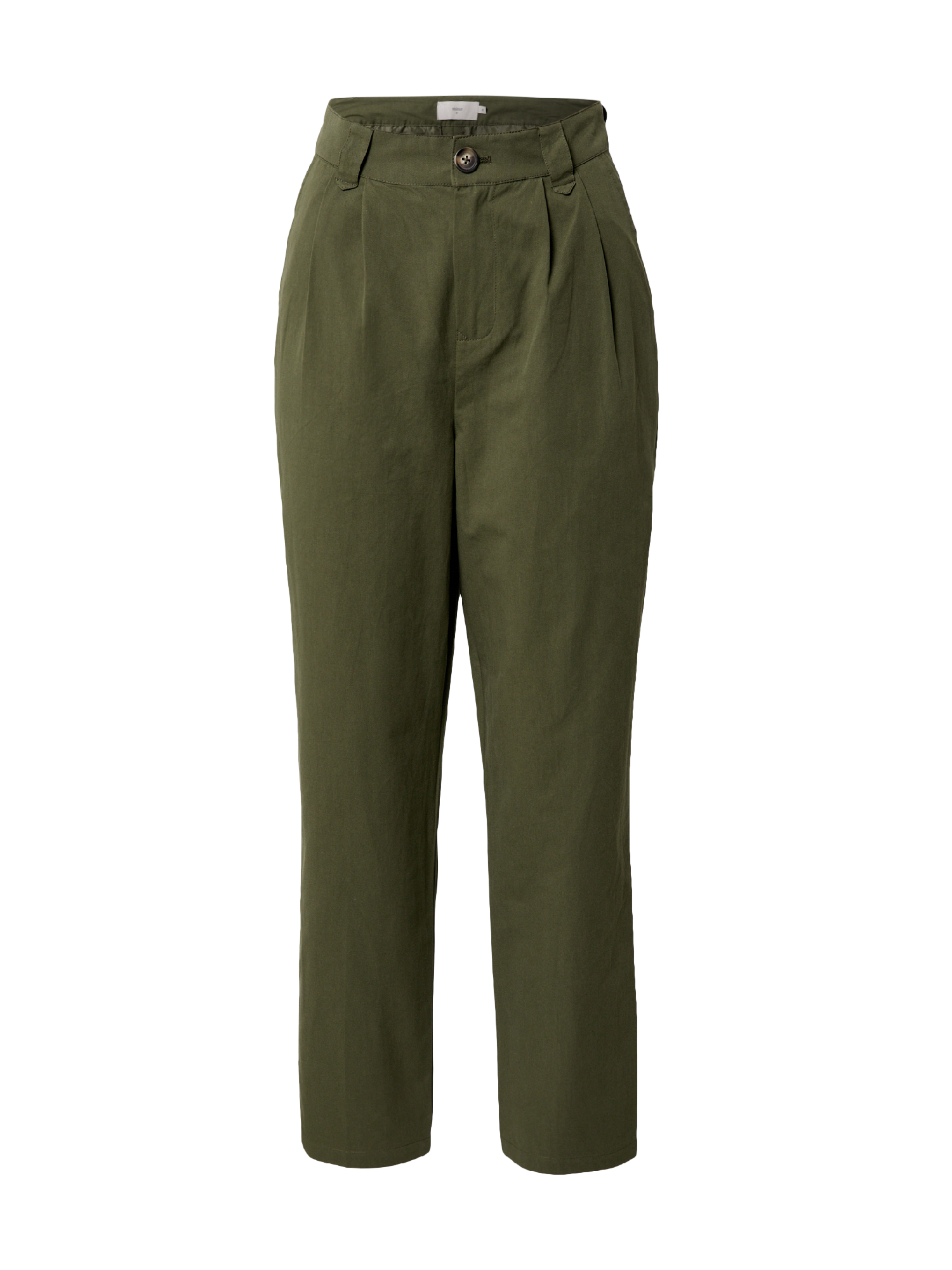 Pantaloni Donna minimum Pantaloni con pieghe Agnesa 7427 in Verde Scuro 