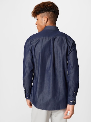 FYNCH-HATTON Regular Fit Hemd in Blau