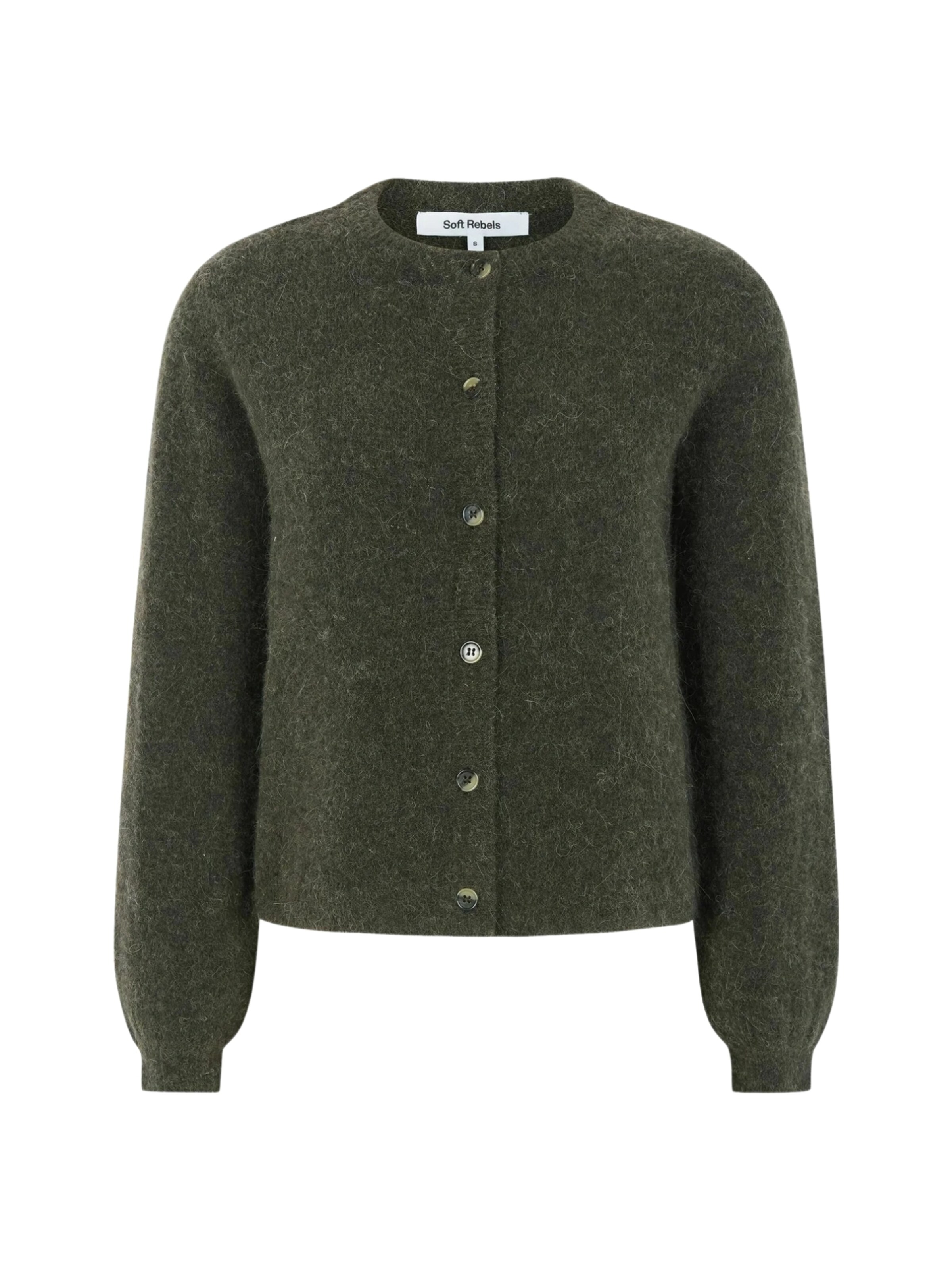 Cardigan 'SRAllison' Soft Rebels en gris : devant