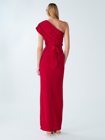 BWLDR Evening dress 'Meliza' in Red: back
