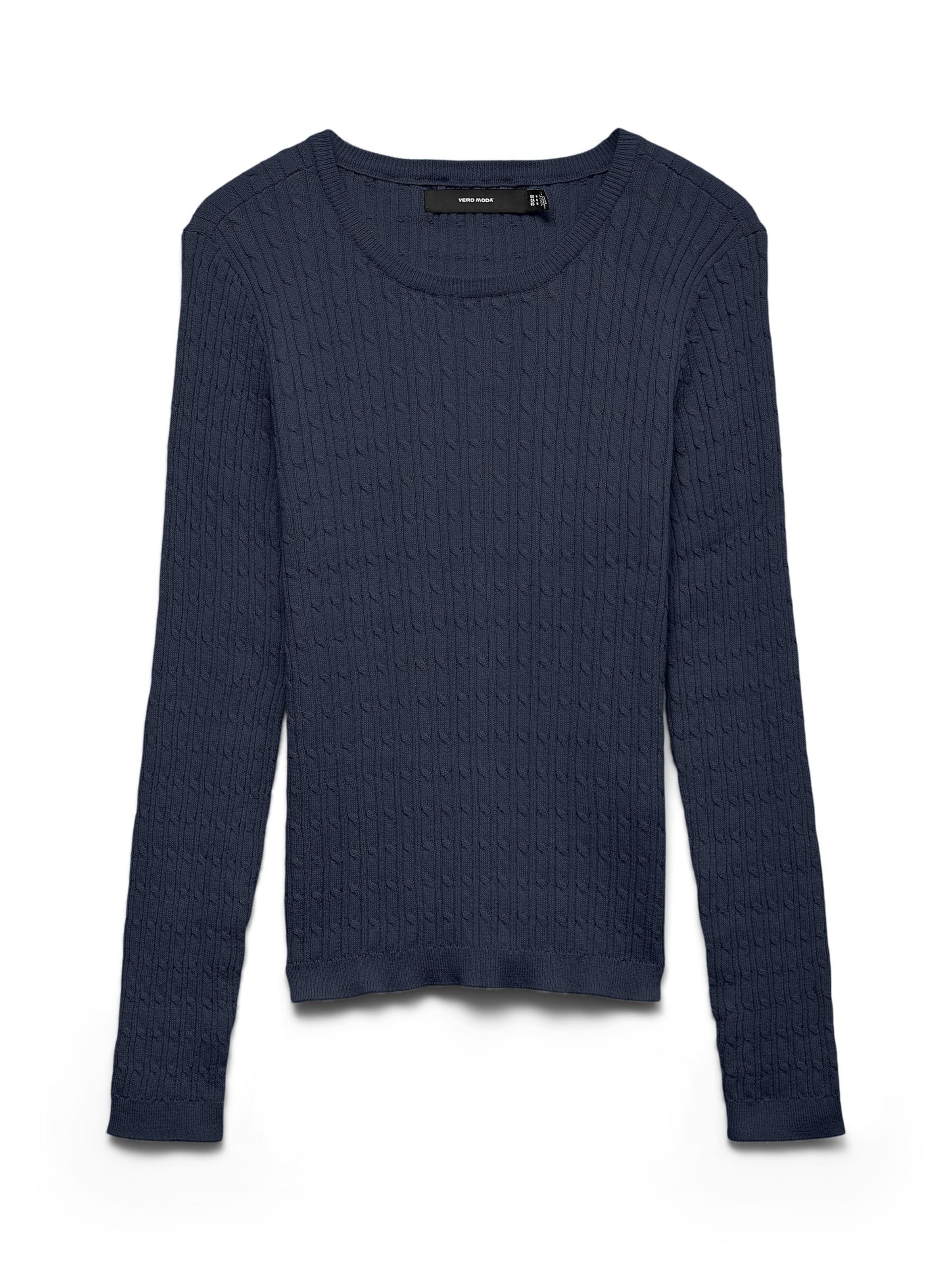 VERO MODA Sweater 'CARE' in Blue: front