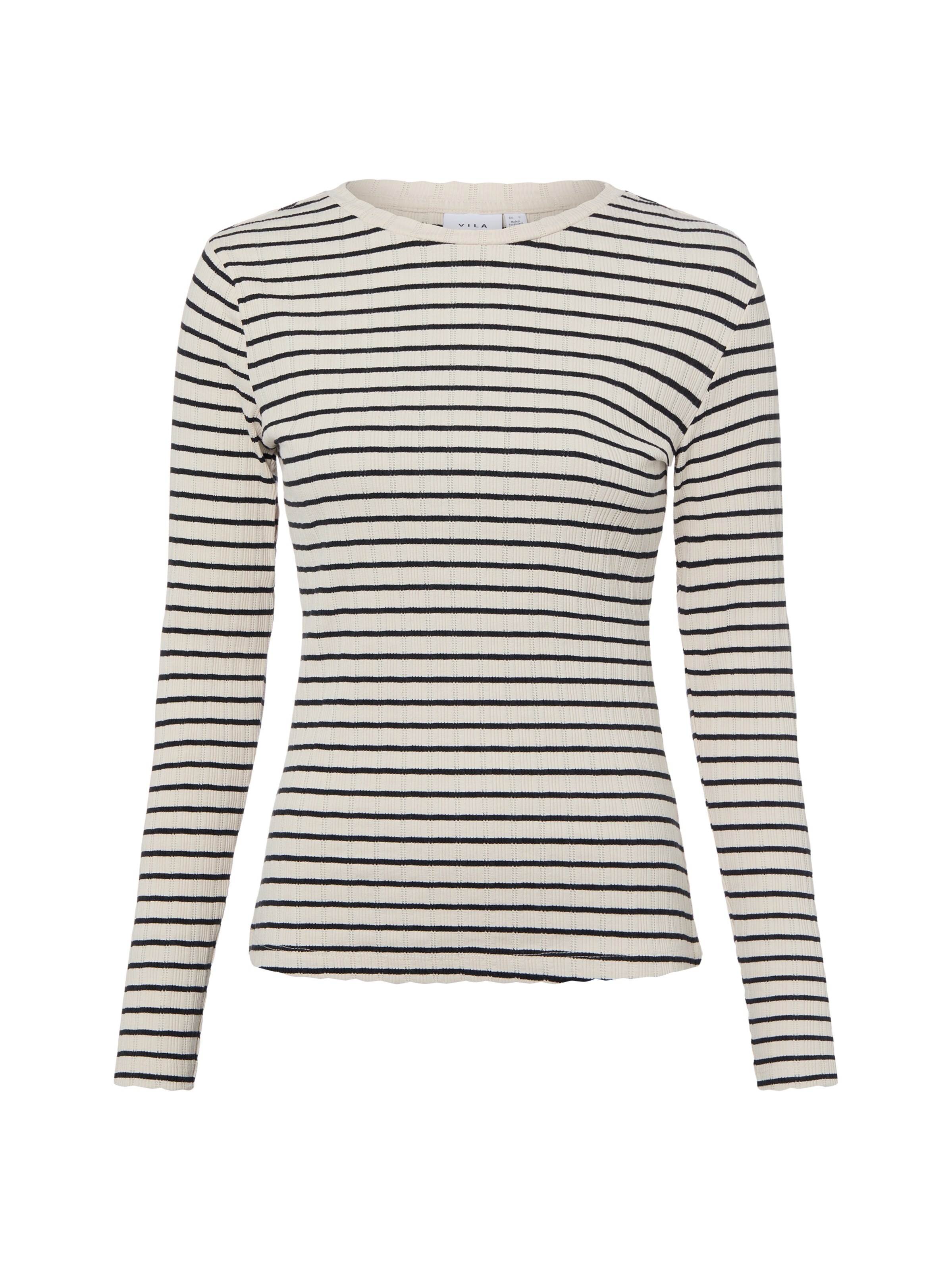 VILA Shirt in S in Ecru / Black, Item view
