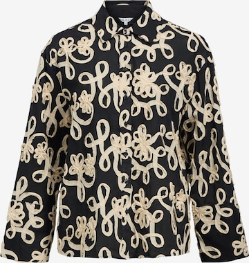 Chemisier 'OBJRoya' OBJECT en noir : devant