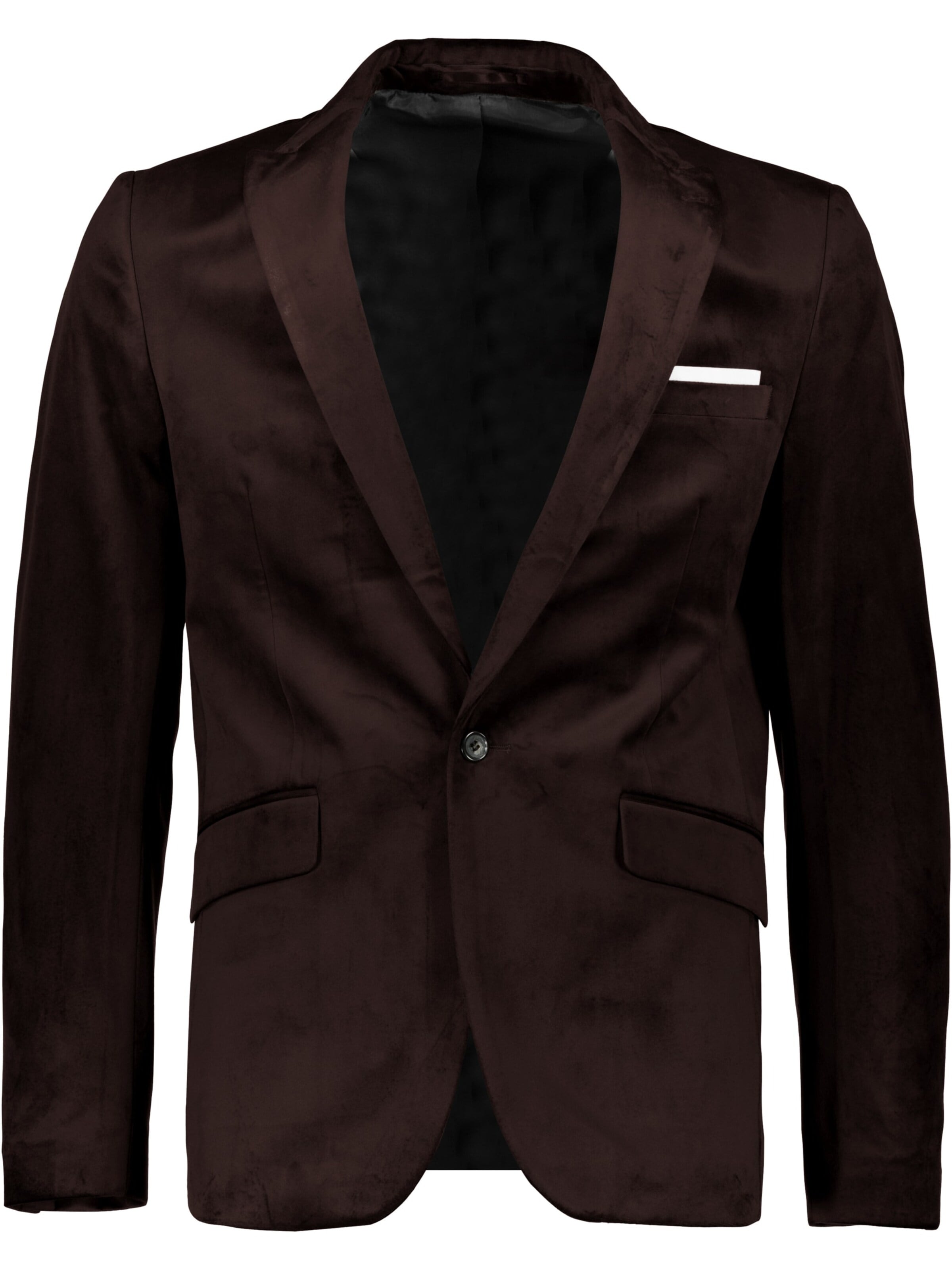 Lindbergh Slim Fit Business-Sakko‌ in Braun: Vorderseite